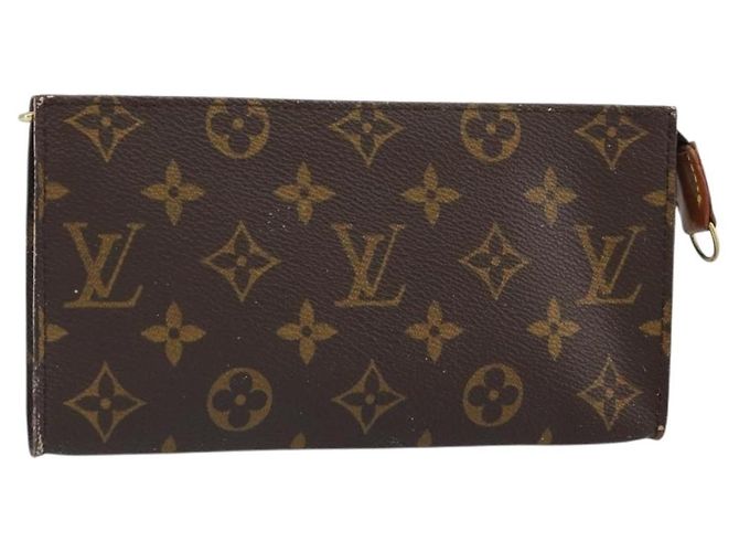 LOUIS VUITTON Monogram Bucket GM Accessory Pouch LV Auth 162752