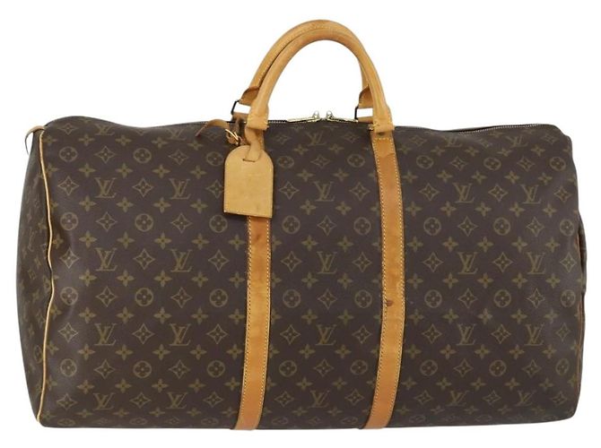 LOUIS VUITTON Monogram Keepall 60 Boston Tasche M41422 LV Auth ar13883 Monogramm