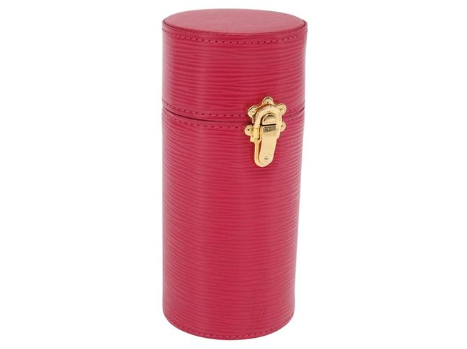 LOUIS VUITTON Epi Travel Case 100ml Accessory Case Pink LS0219 LV Auth 161179SAV