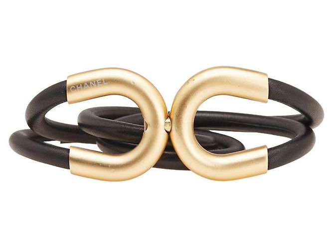 Timeless Chanel Ledergürtel Schwarz