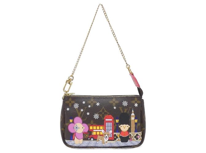 Mini Pochette Holiday Vivienne Monogram Louis Vuitton Marrone