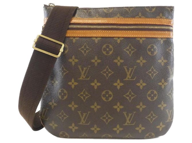 Borsa a Spalla Pochette Bosphor Monogram Louis Vuitton Marrone