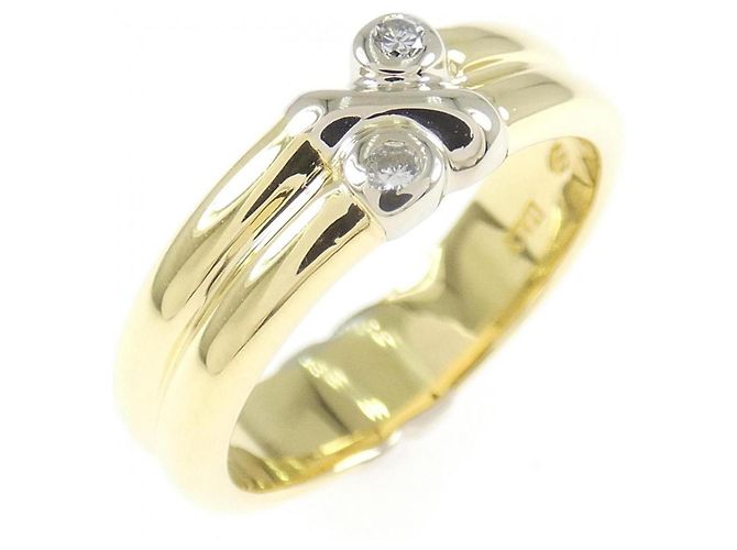 Tiffany & Co Anillo de diamante Tiffany Dorado