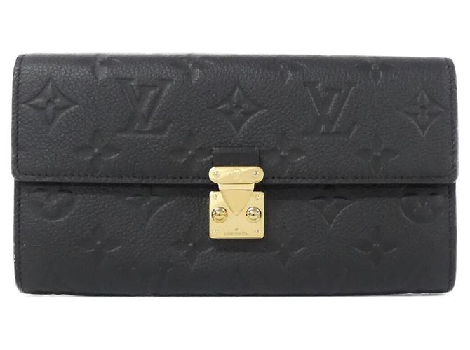 Cartera Sarah Metis en Monogram Empreinte Louis Vuitton Negro