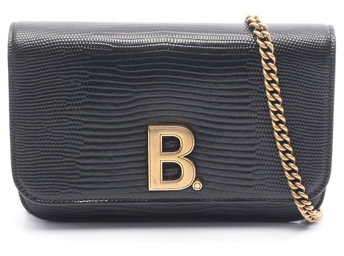 Bolsa de Ombro B. Dot da Balenciaga Preto