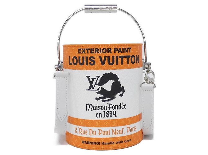 Bolsa Louis Vuitton LV Paint Can Laranja
