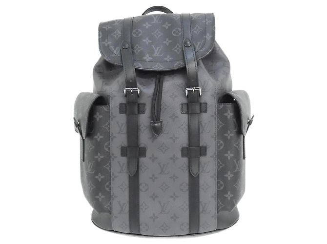 Sac à dos Christopher MM Monogram Eclipse Reverse de Louis Vuitton Noir