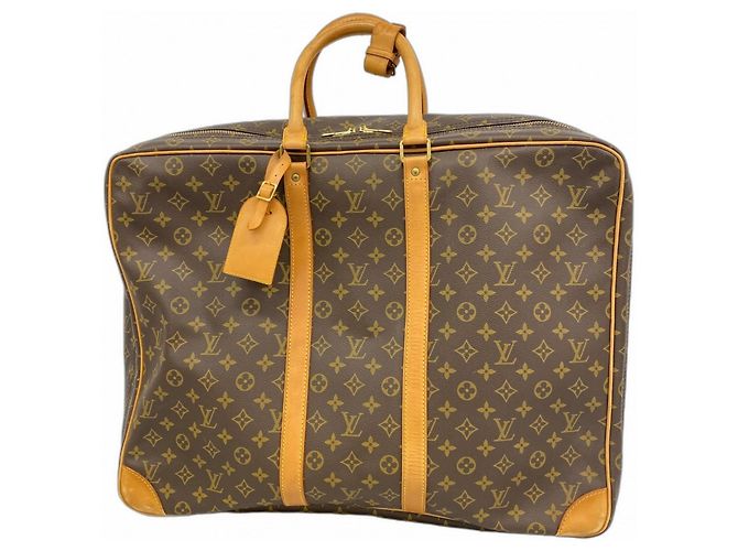 Borsa Boston Sirius 55 Monogramma Louis Vuitton Marrone