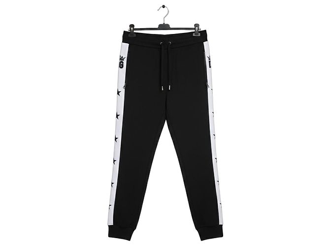 Pantaloni da jogging Dolce & Gabbana Star Jersey Neri Nero