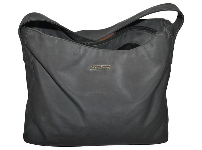 D&G handbag dark grey technical fabric