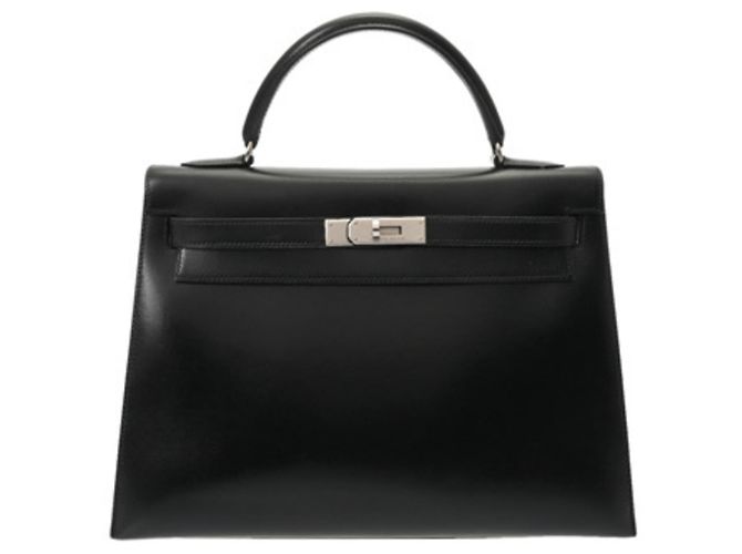 Hermès Bolsa de compras Hermes Kelly 32 Preto