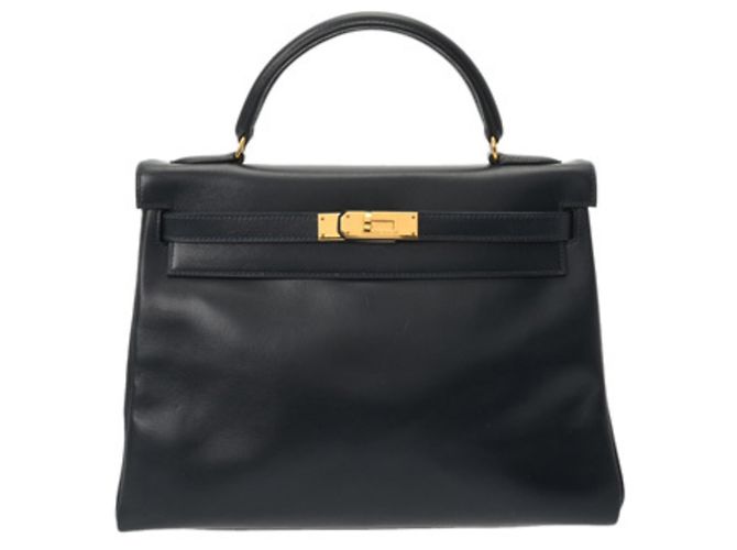 Hermès Bolsa de compras Hermes Kelly 32 Azul marinho