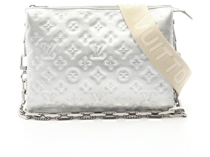 Borsa a Spalla Coussin PM Louis Vuitton Argento