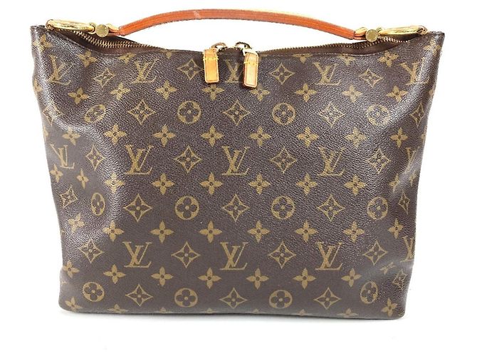 Suri PM Schultertasche Monogramm Louis Vuitton Braun