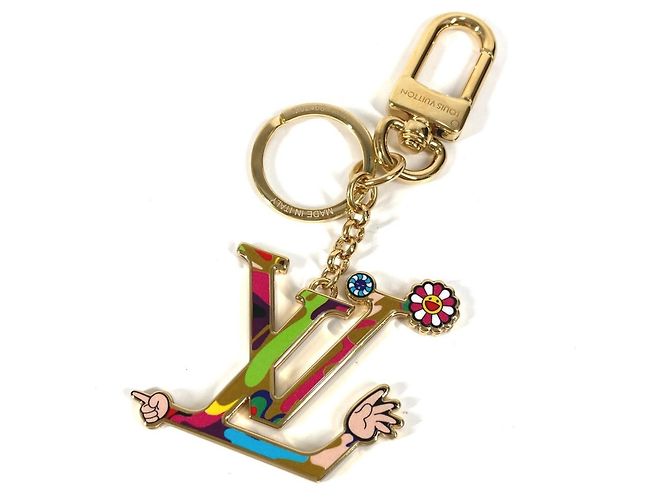Louis Vuitton Multicolor Keyring Multiple colors Golden