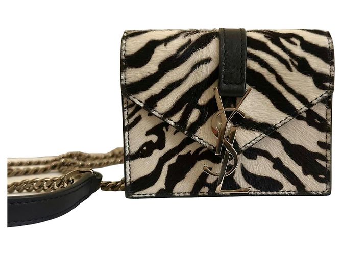 Borsa a mano Saint Laurent Candy in pelle