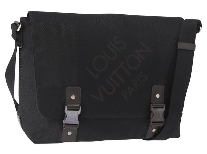LOUIS VUITTON Borsa a Spalla Damier Geant Roux Nera M93079 LV Auth 159355 Nero