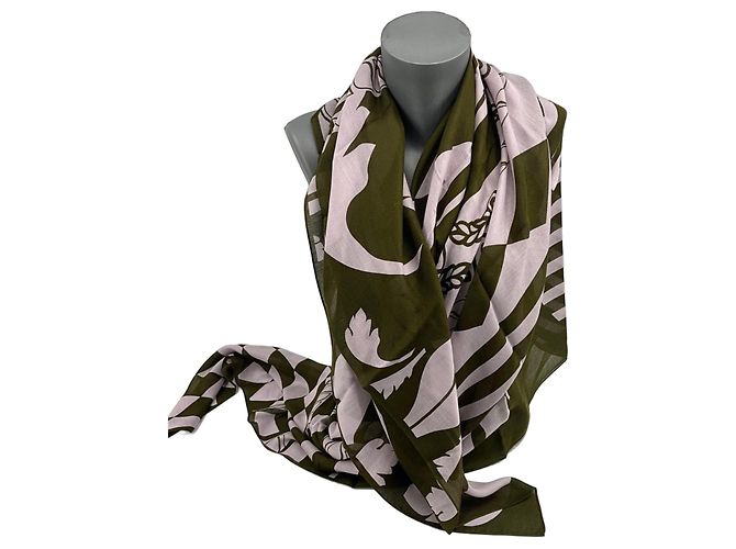Sciarpa di lusso MCM – miscela di modal e cashmere Multicolore