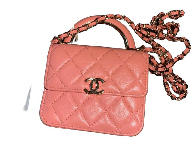 Borsa Chanel Mini Trendy CC Rosa