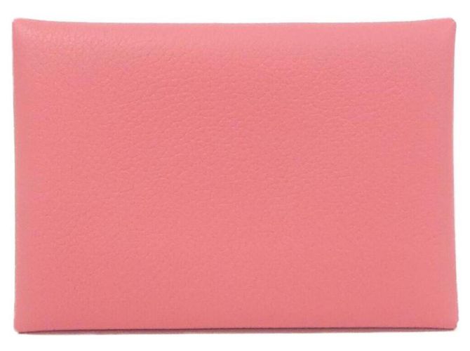 Monedero Calvi Duo de Hermès Rosa