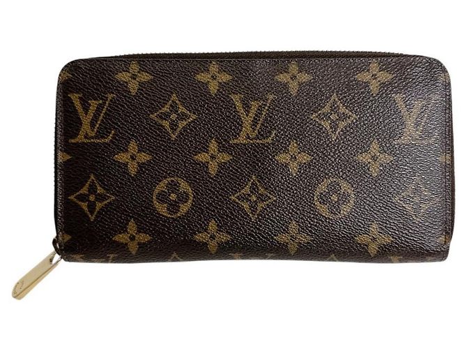 Cartera Zippy Louis Vuitton Castaño