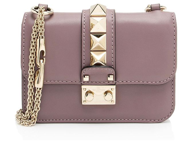 Valentino Garavani Valentino Leder Glam Lock Mini Schultertasche