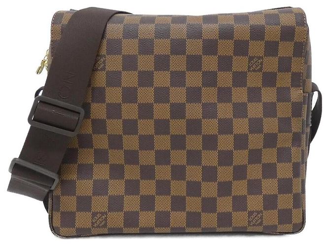 Borsa a Spalla Naviglio Damier Louis Vuitton Marrone