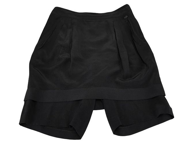 Timeless Short de seda Chanel Preto