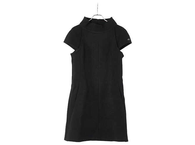 Timeless Vestido de algodón y nylon Chanel Negro
