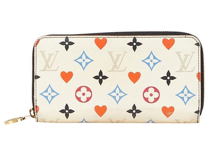 Zippy Geldbörse Monogram Game On Louis Vuitton Weiß