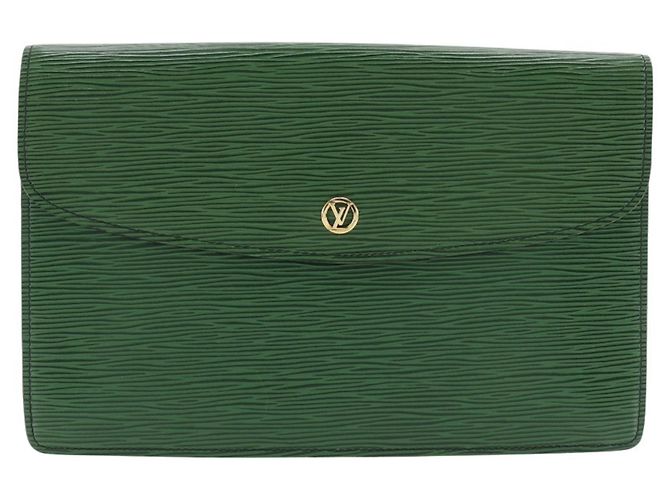 Bolso Clutch Montaigne 27 de Louis Vuitton Verde