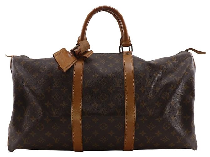 Sac Boston Keepall 50 Louis Vuitton Marron
