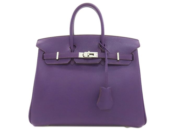 Bolsa Hermès Birkin 25 Roxo