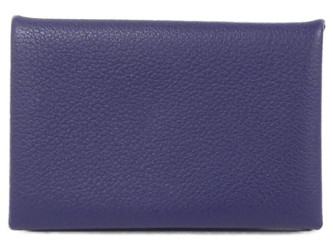 Hermès Visitenkartenetui Hermes Calvi Blau