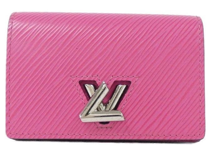 Estuche para tarjetas Multicart Epi Twist Louis Vuitton Rosa