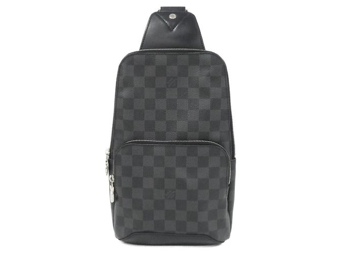 Bolsa Sling Avenue Damier Graphite Louis Vuitton Damier ebene