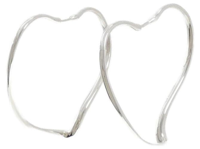 Tiffany & Co Tiffany Open Heart Creolen Silber