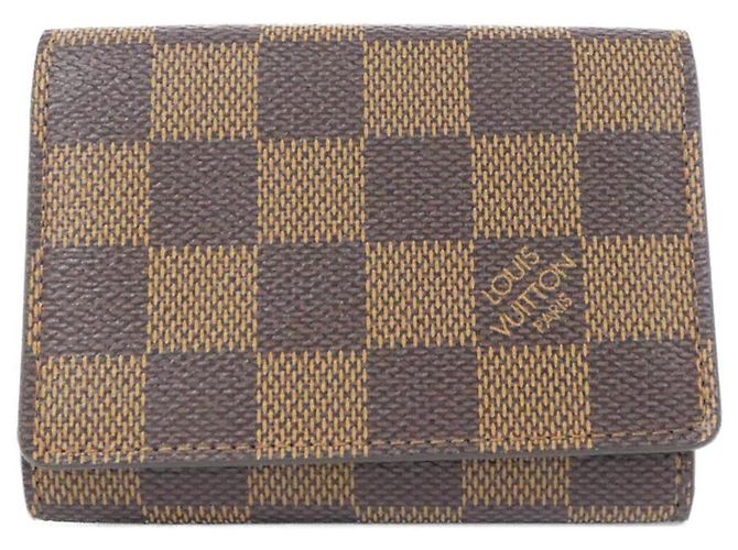 Visitenkartenetui Louis Vuitton Damier Damier ebene