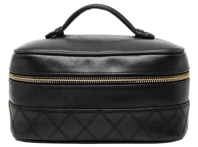 Borsa a Mano Vanity Bicolor Chanel Nero
