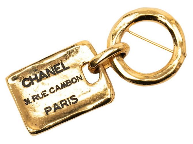 Spilla Le Cambon 31 di Chanel D'oro