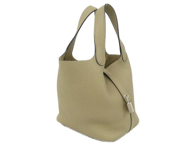 Bolsa Picotin Lock PM da Hermès Bege