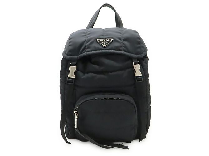 Sac à dos Triangle Prada Noir