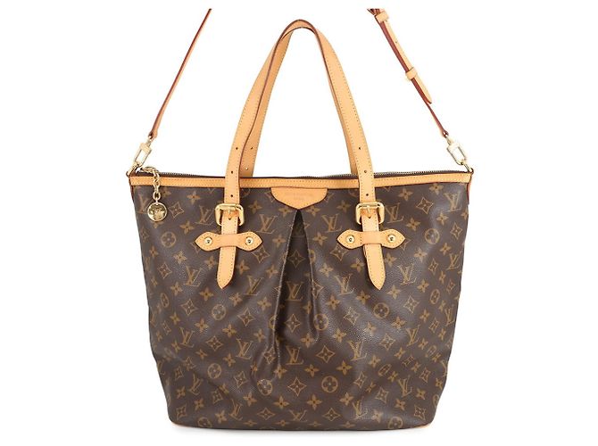 Sac à main Louis Vuitton Monogram Palermo GM Marron