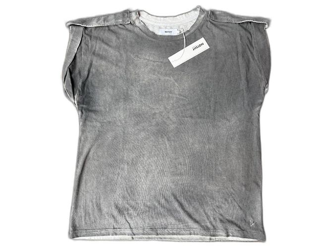 Autre Marque Camiseta de algodón NOTSHY Gris