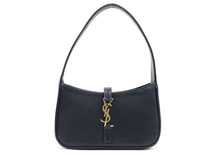 Bolsa Le 5 A 7 da Saint Laurent Preto