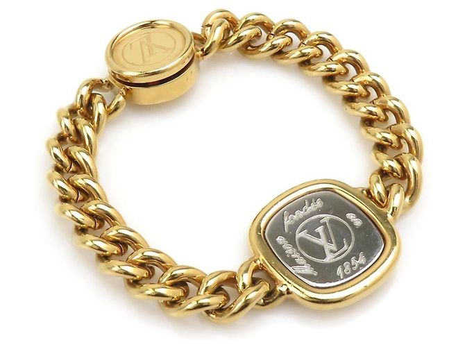 Bracciale Charm Louis Vuitton Argento D'oro
