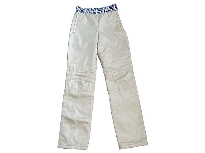 Chanel Ski Pants Beige Pink