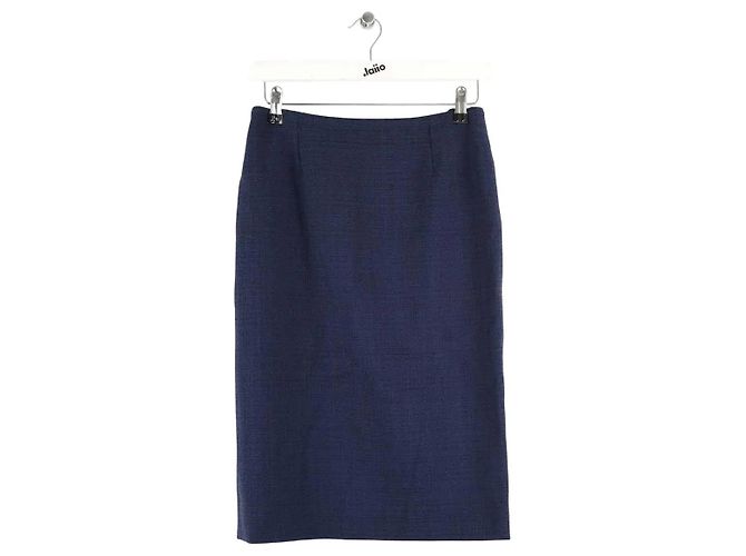 Dior Blauer Wollrock