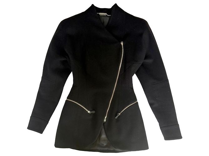 Alexander McQueen Black Wool Jacket