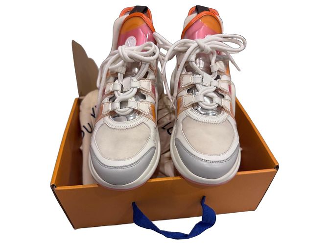 Sneaker Archlight Louis Vuitton Rosa Bianco Arancione Grigio Metallico